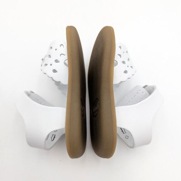 Footmates Eco-Ariel Velcro Sandal Adjustable Strap Kids' White Size US1 - Picture 6 of 11